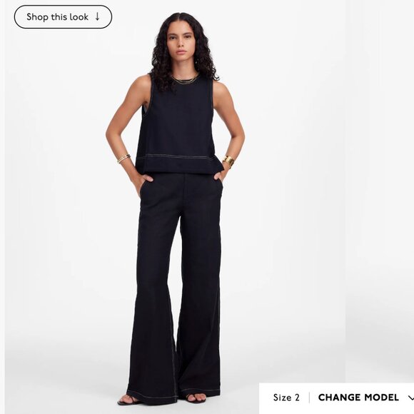 Zoe relaxed wide leg pant - Picture 1 of 2